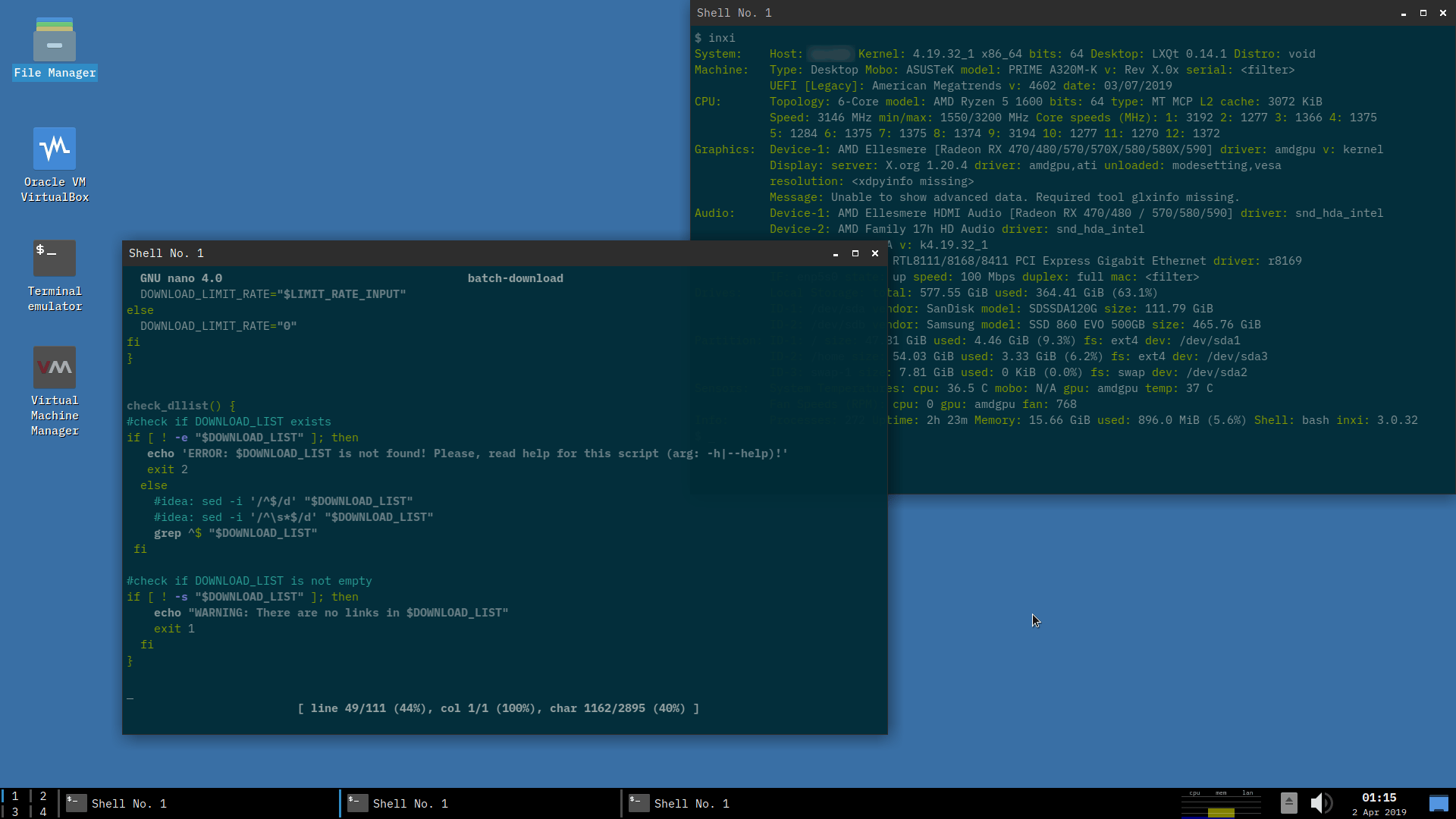 IMG: sshot-20190402-lxqt-void-linux.png