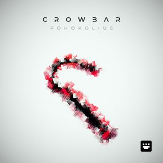 Album art for 'Crowbar' by Pohokolius, featuring the title and artist name above a distorted, cubist-style rendering of a crowbar against a light grey background