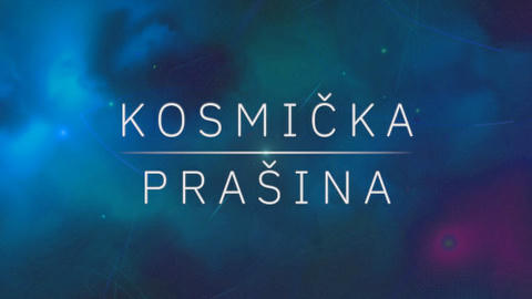 Cover art for 'Kosmička prašina' single by Pohokolius released in 2020, featuring abstract cosmic clouds representing some sort of cosmic stardust
